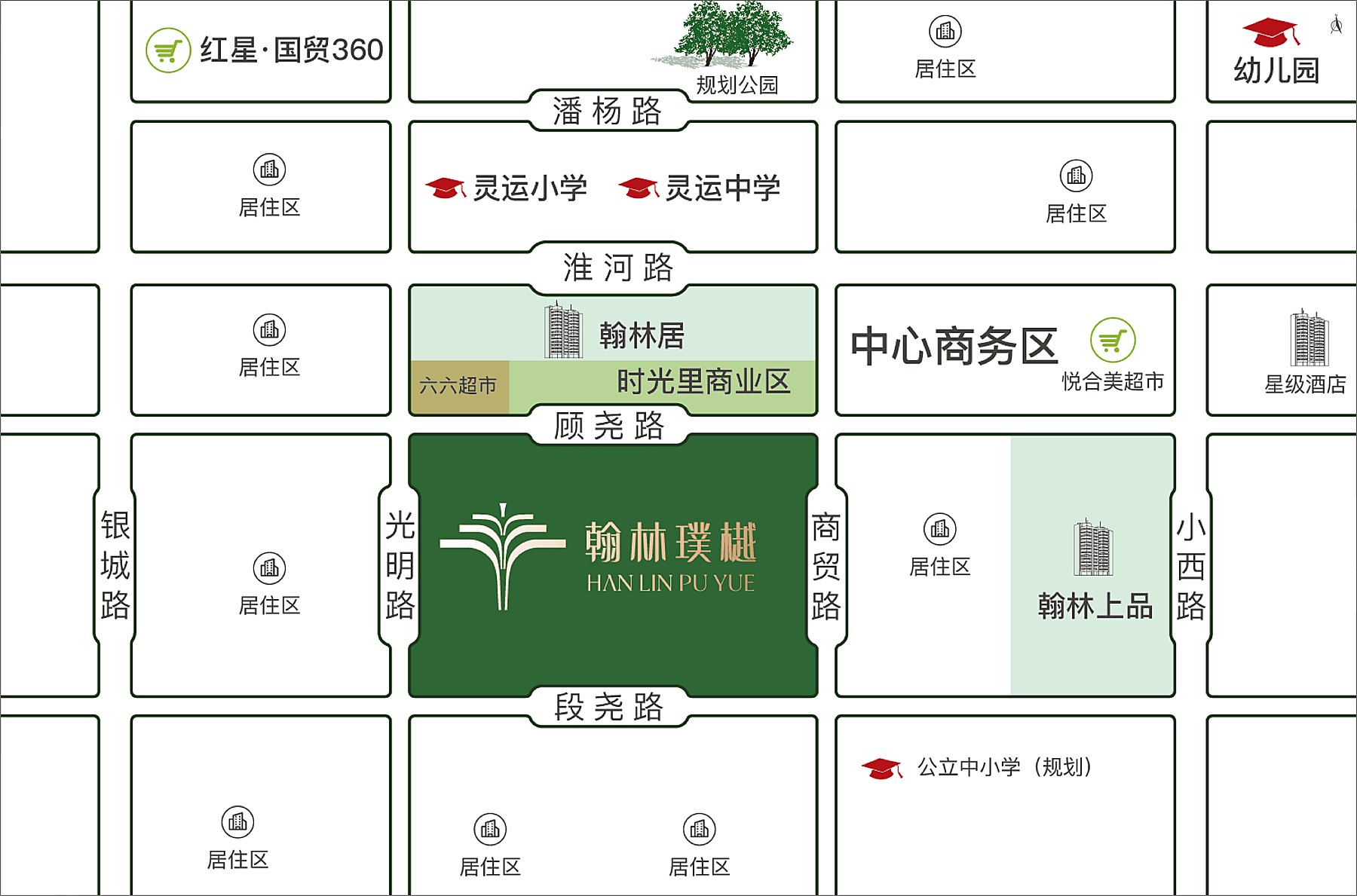 翰林璞樾区位图